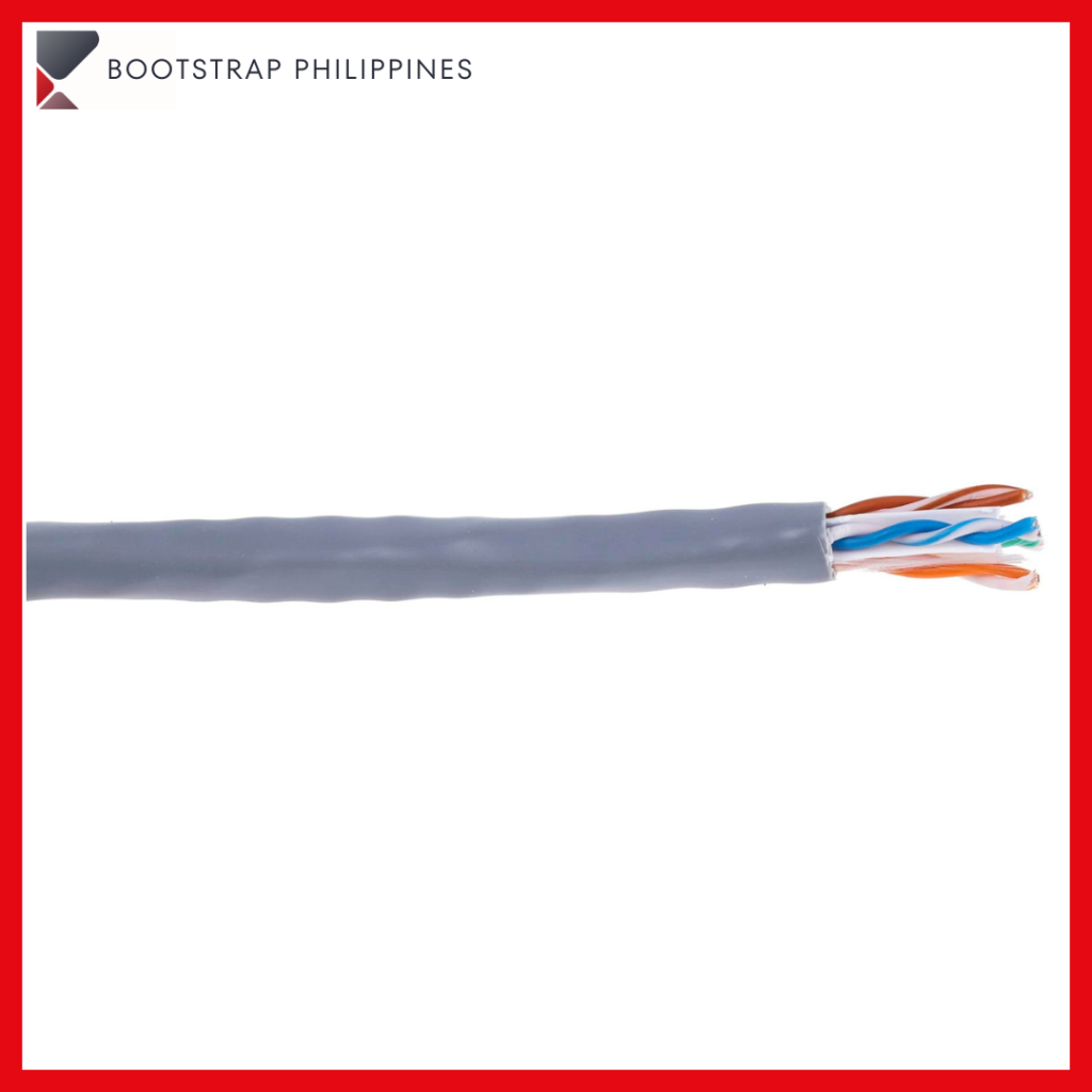 Cable Bootstrap RS PRO Cat6 Ethernet Cable, U/UTP, Grey PVC Sheath, 305m - Bootstrap ...