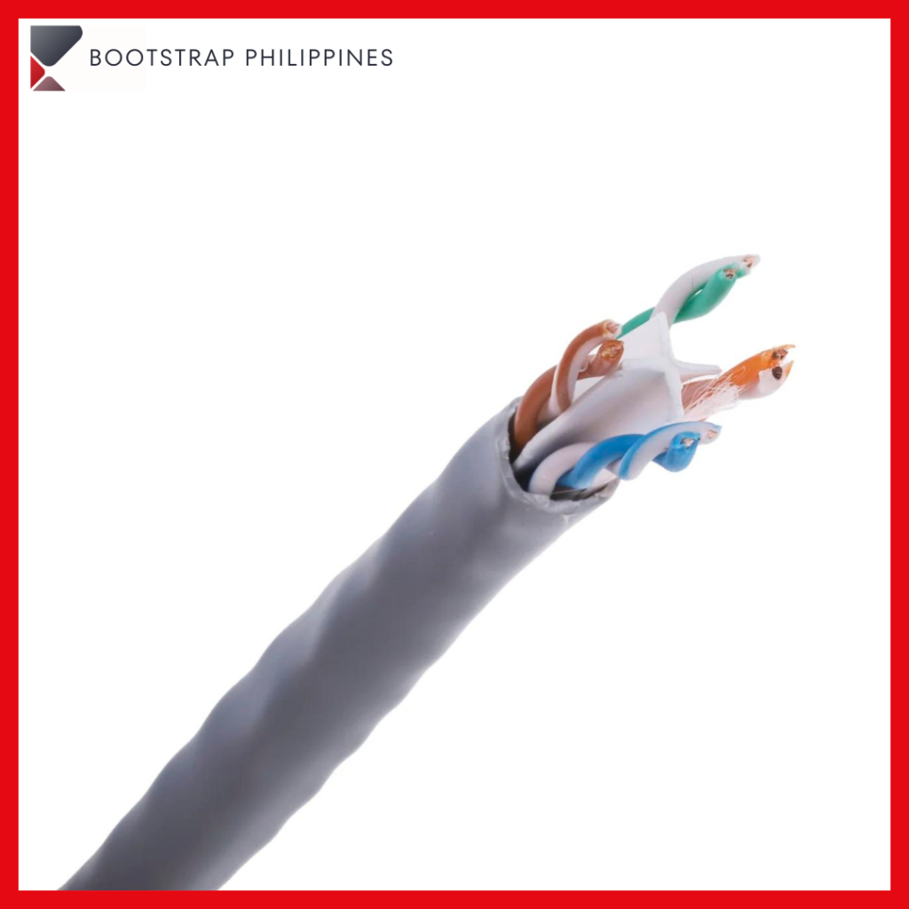 Cable Bootstrap RS PRO Cat6 Ethernet Cable, U/UTP, Grey PVC Sheath, 305m - Bootstrap ...